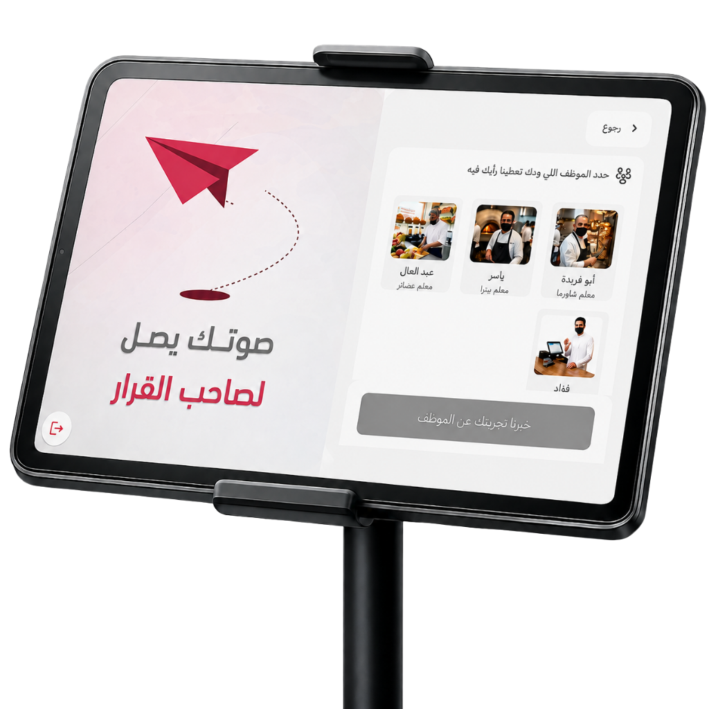 تقييم الموظفين بالاسم والصورة